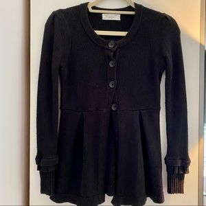 Vintageous Black babydoll sweater